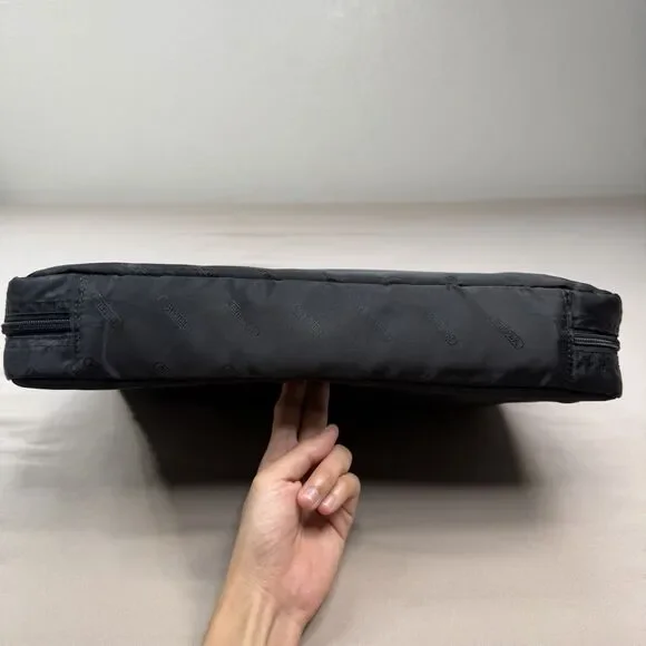 Rimowa Nylon Laptop Soft Case Briefcase Document Bag Black Approx 12x15x3 Travel - Picture 9 of 13